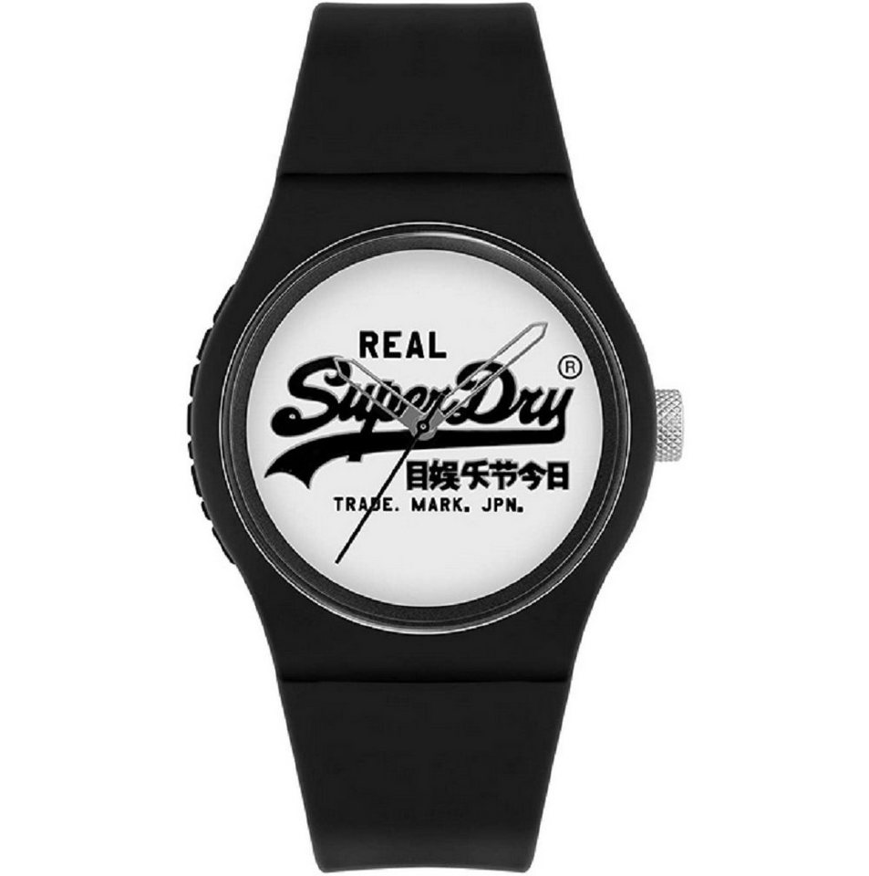 Superdry Quarzuhr, SYG280BW Herren Armbanduhr von Superdry