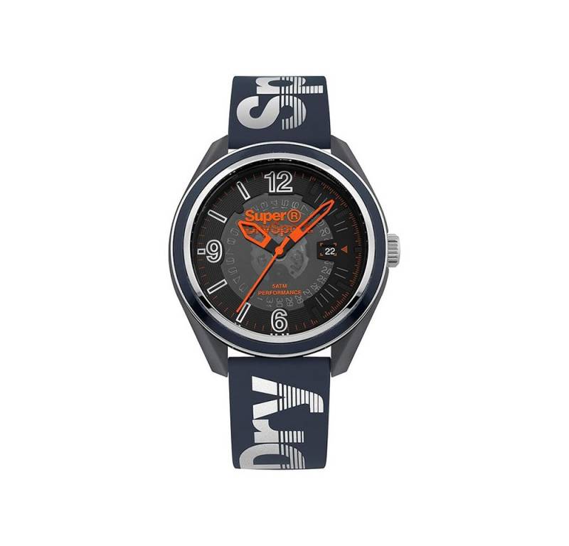 Superdry Quarzuhr Superdry Performance Grey Blue, Superdry Performance Grey Blue von Superdry