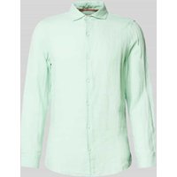 Superdry Regular Fit Leinenhemd mit Haifischkragen Modell 'Vacation' in Mint, Größe XXL Superdry Regular Fit Leinenhemd mit Haifischkragen Modell 'Vacation' in Mint, Größe XXL von Superdry
