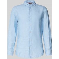 Superdry Regular Fit Leinenhemd mit Haifischkragen Modell 'Vacation' in Sky, Größe XXL Superdry Regular Fit Leinenhemd mit Haifischkragen Modell 'Vacation' in Sky, Größe XXL von Superdry