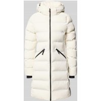 Superdry Regular Fit Mantel in Stepp-Optik Modell 'City' in Offwhite, Größe XS von Superdry