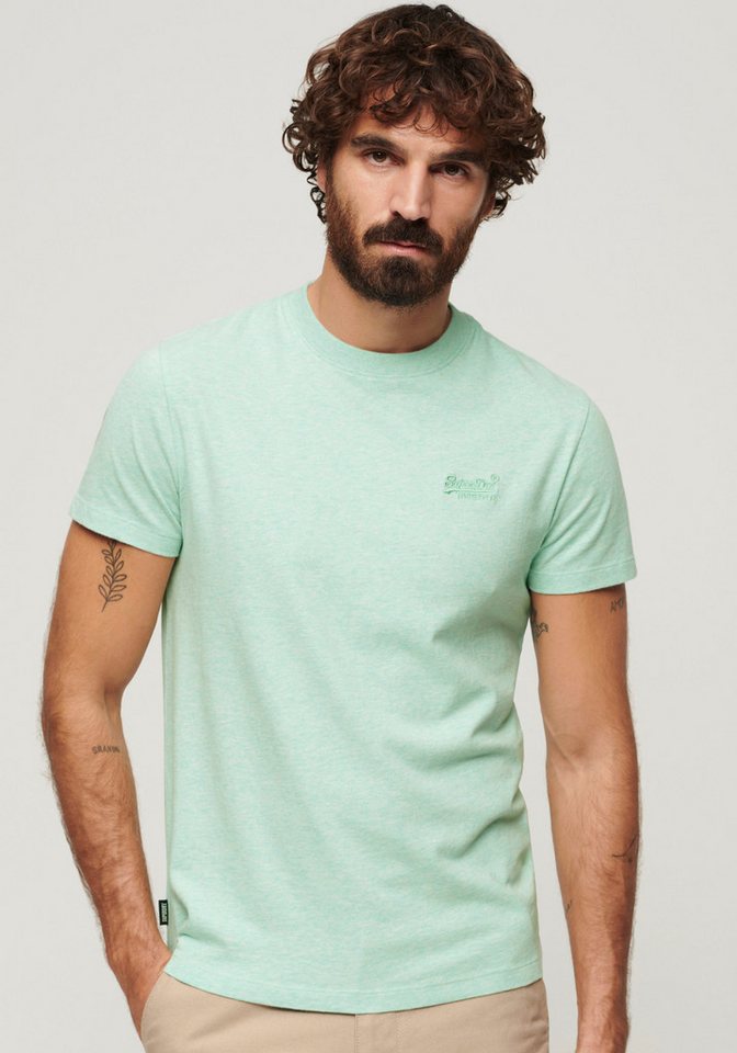 Superdry Rundhalsshirt Organic Cotton Essential Logo T-Shirt von Superdry