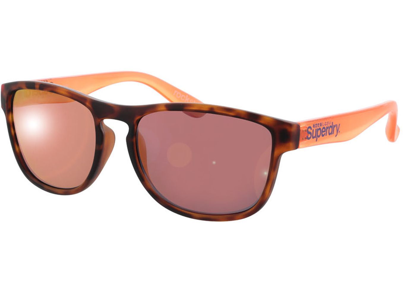 Superdry SDS Rockstar 102 54-17 Sonnenbrille ohne Sehstärke, Damen/Herren, Vollrand, Eckig von Superdry