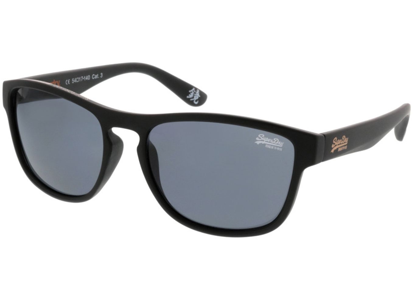 Superdry SDS Rockstar 104B 54-17 Sonnenbrille mit Sehstärke erhältlich, Damen/Herren, Vollrand, Eckig von Superdry