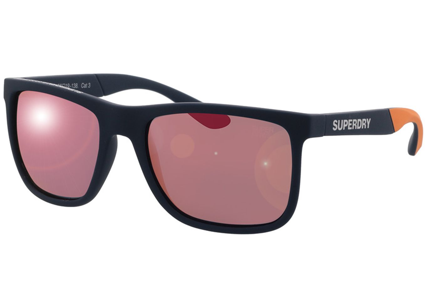 Superdry SDS Runnerx 105P 56-19 Sonnenbrille mit Sehstärke erhältlich, Herren, Vollrand, Eckig von Superdry