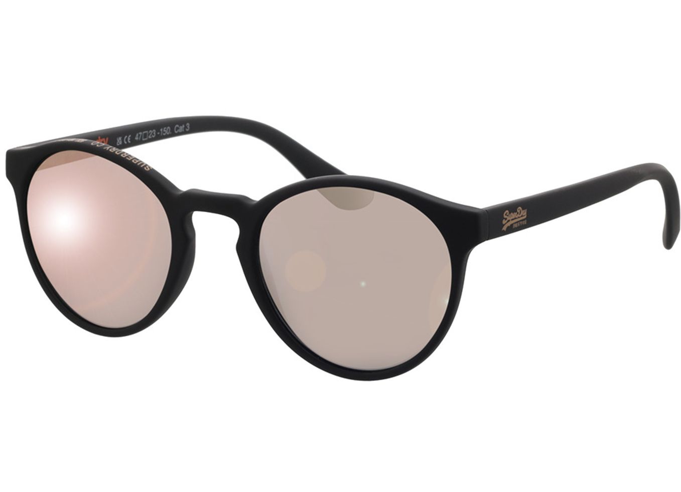 Superdry SDS Saratoga 191 47-23 Sonnenbrille mit Sehstärke erhältlich, Damen, Vollrand, Rund von Superdry