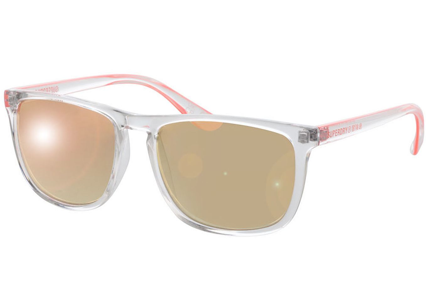 Superdry SDS Shockwave 150 55-17 Sonnenbrille ohne Sehstärke, Damen/Herren, Vollrand, Eckig von Superdry