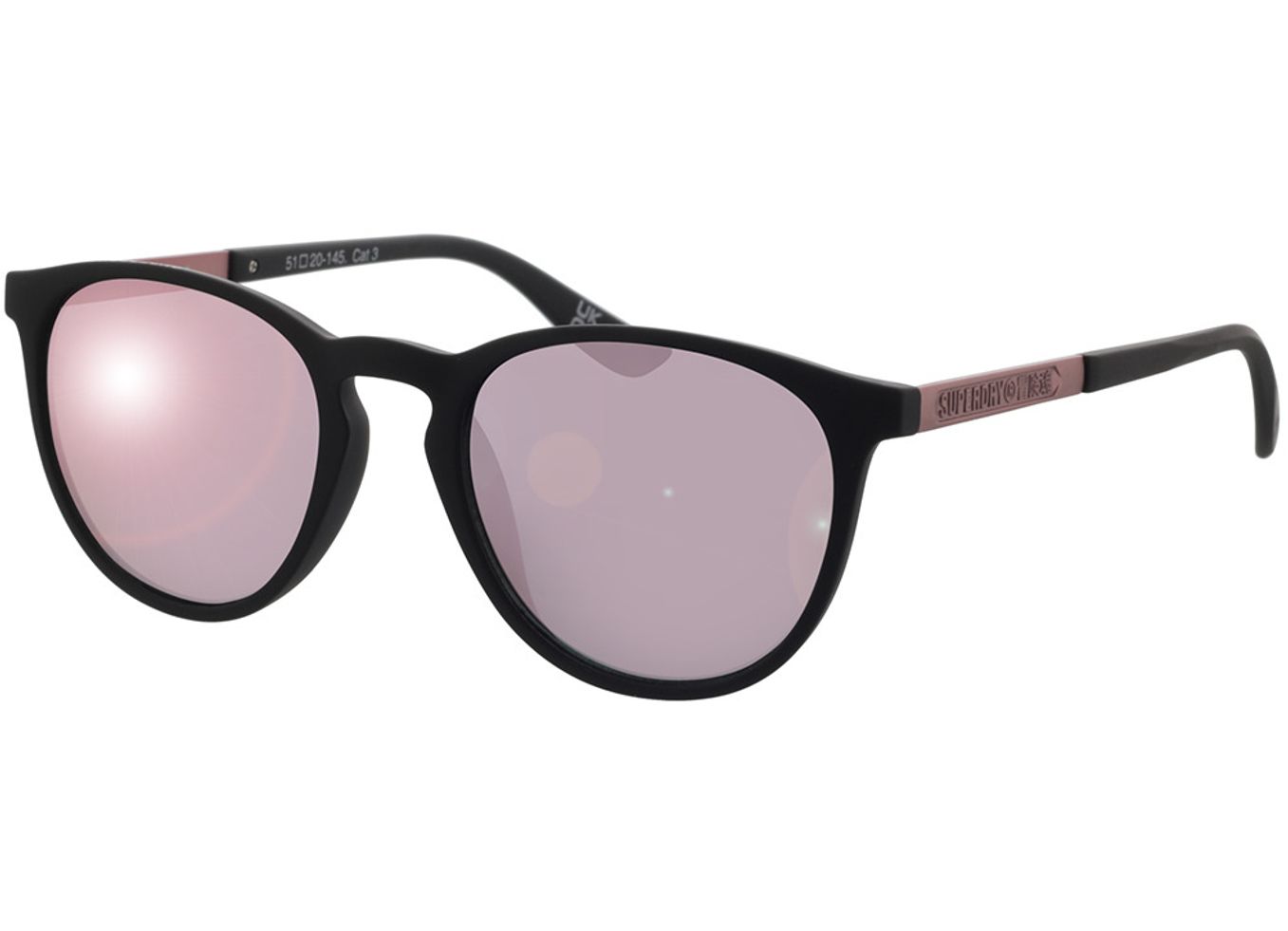 Superdry SDS Vintagesuika 191 51-20 Sonnenbrille mit Sehstärke erhältlich, Damen, Vollrand, Rund von Superdry