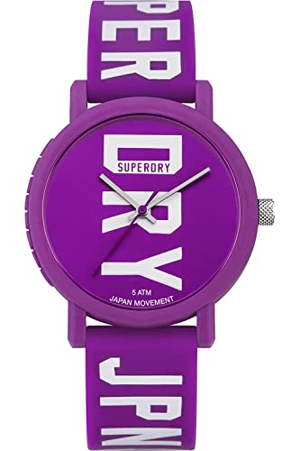 Superdry Unisex Erwachsene Analog Quarz Uhr mit Silikon Armband SYLSYL196VW Superdry Unisex Erwachsene Analog Quarz Uhr mit Silikon Armband SYLSYL196VW von Superdry