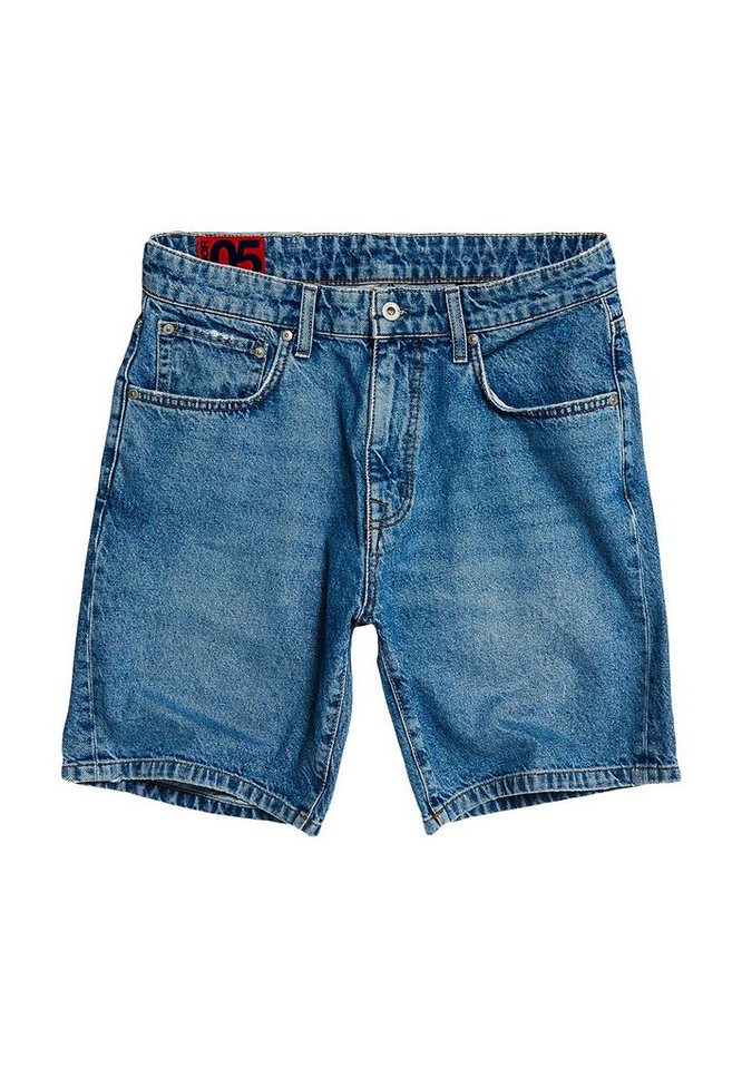 Superdry Sporthose Superdry Shorts Herren CONOR TAPER SHORT Kingman Light Blue Stone von Superdry