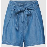 Superdry Shorts mit Stoffgürtel in Jeansblau, Größe L von Superdry