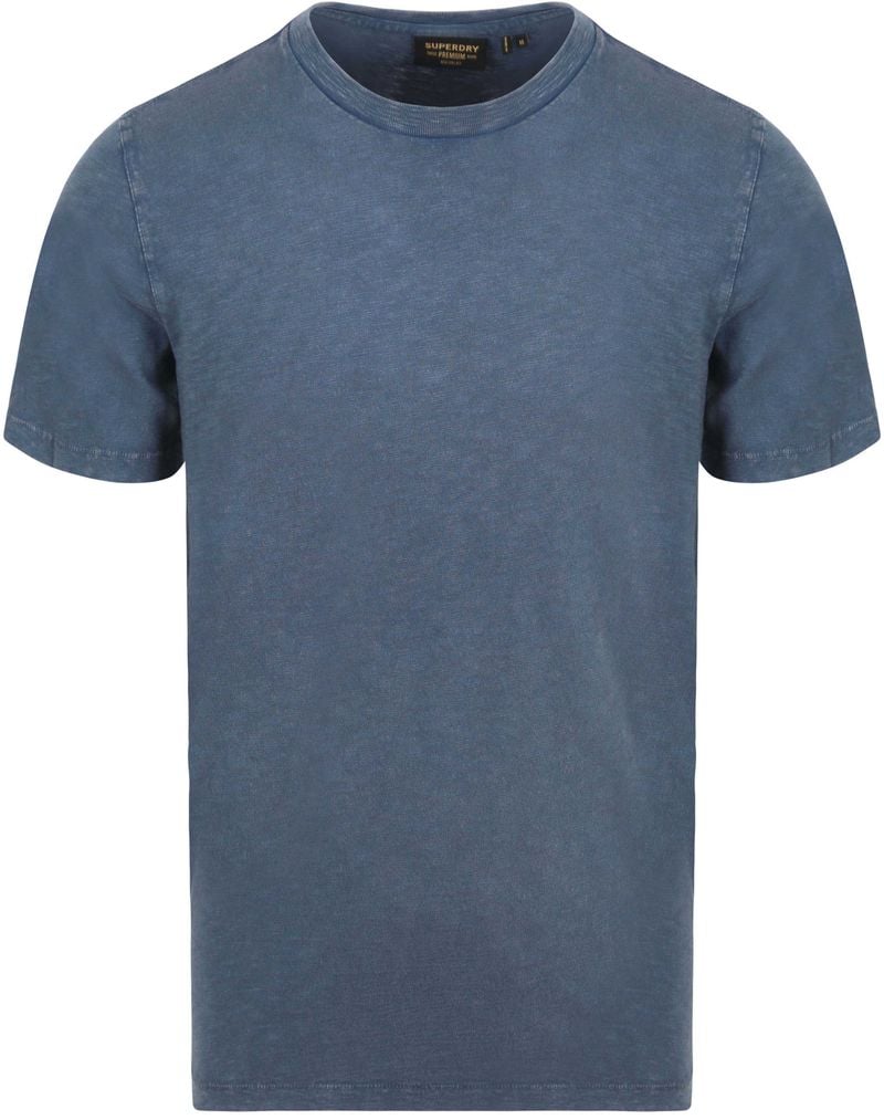 Superdry Slub T Shirt Melange Blau - Größe XXL von Superdry