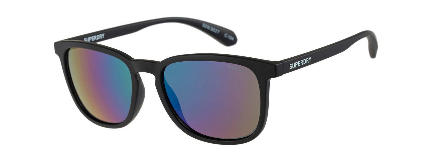 Superdry Sonnenbrille Modell 996087 Vollrand, verspiegelte Gläser, Markenlogo am Bügel von Superdry