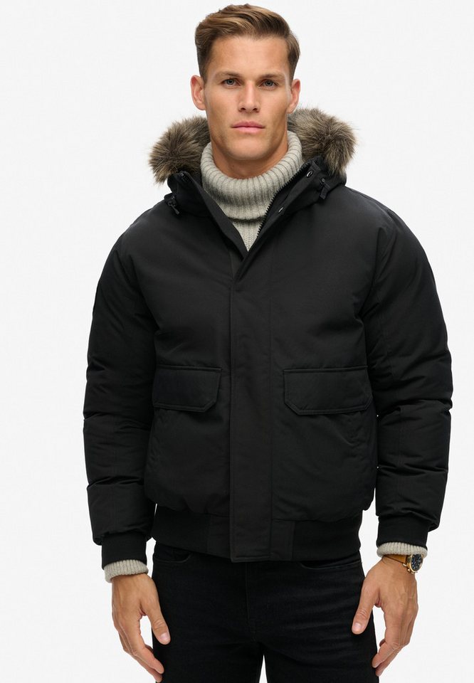Superdry Steppjacke EVEREST FAUX FUR BOMBER JACKET von Superdry