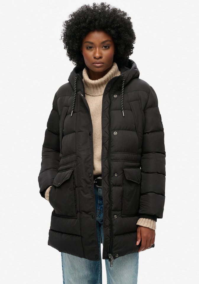 Superdry Steppjacke EVEREST MID LENGTH PUFFER JKT von Superdry
