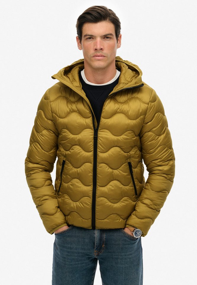 Superdry Steppjacke HOODED QUILTED WAVE PADDED JKT von Superdry