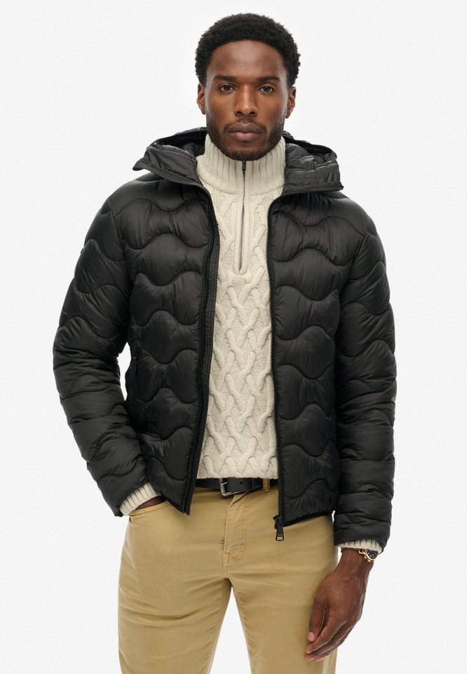 Superdry Steppjacke HOODED QUILTED WAVE PADDED JKT von Superdry