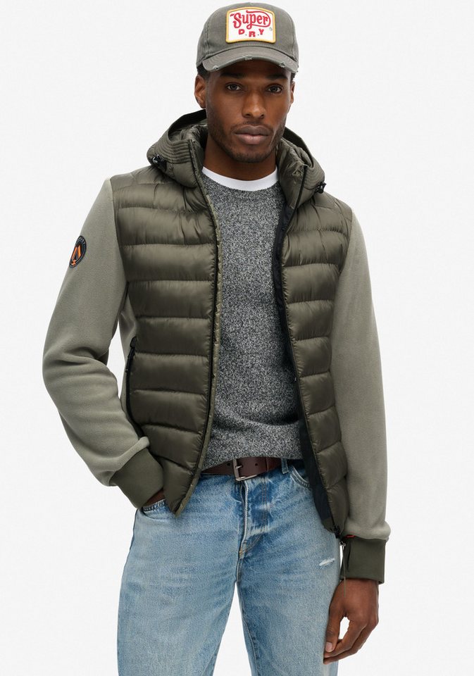 Superdry Steppjacke HOODED STORM FLEECE BOMBER von Superdry