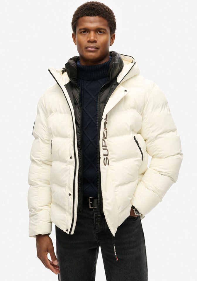 Superdry Steppjacke Hooded City Graphic Puffer Jkt von Superdry