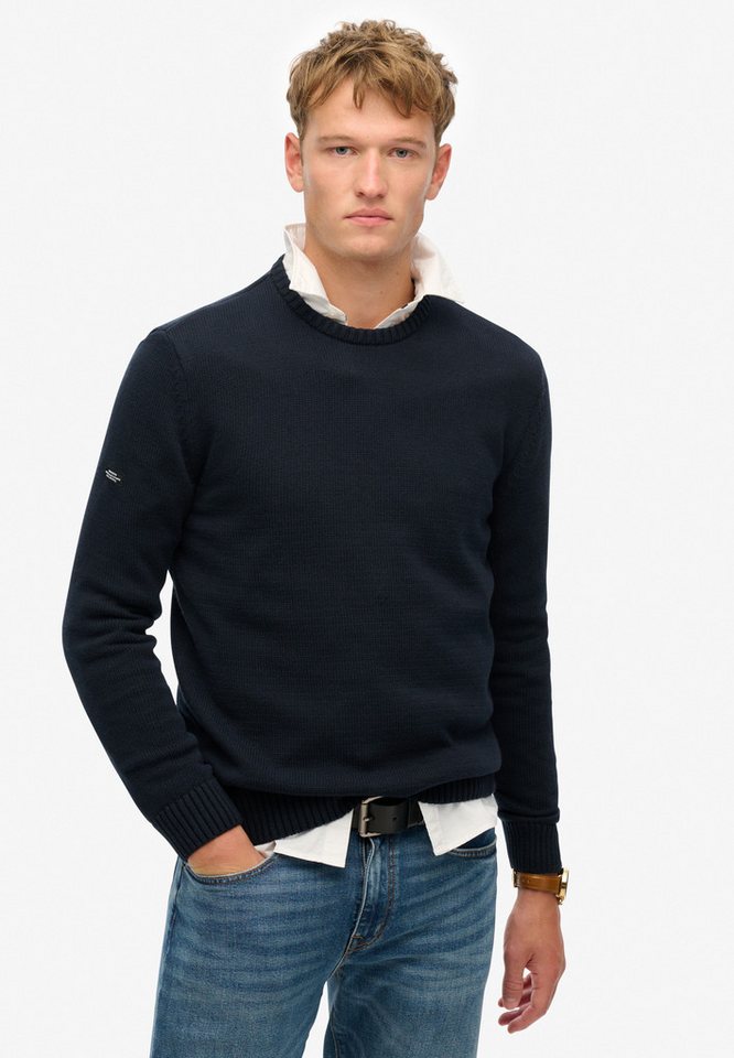 Superdry Strickpullover COTTON CLASSICS KNIT CREW von Superdry