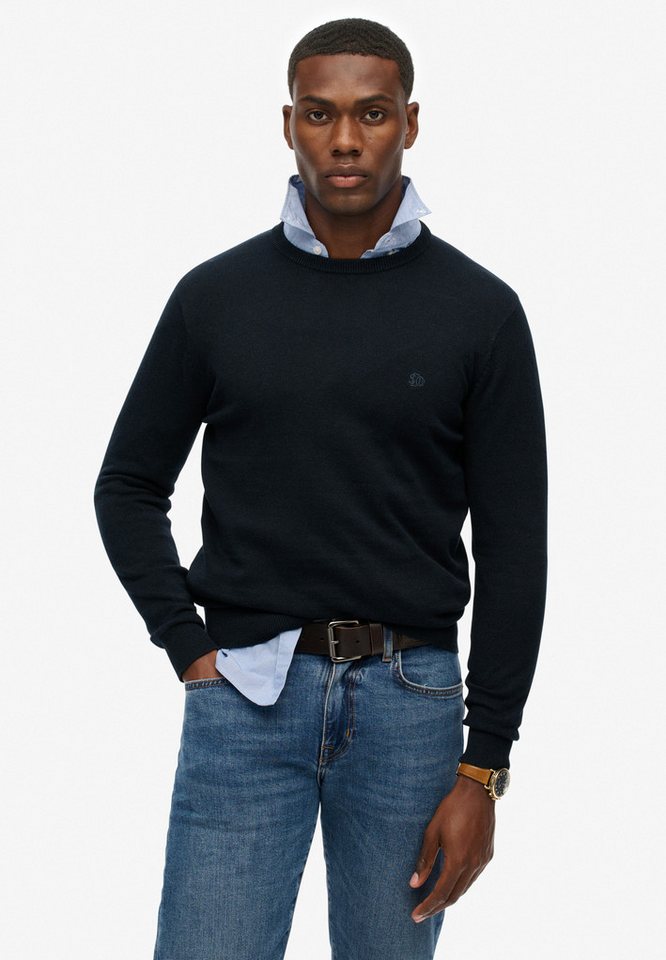 Superdry Strickpullover ESSENTIALS COTTON JUMPER von Superdry