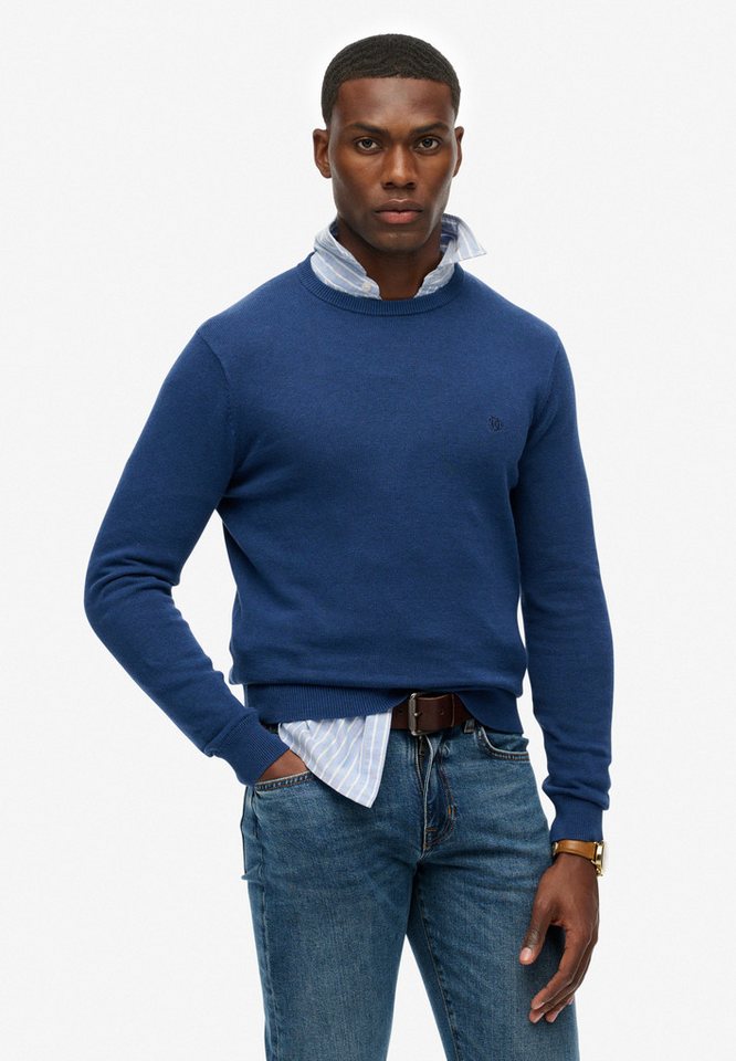 Superdry Strickpullover ESSENTIALS COTTON JUMPER von Superdry