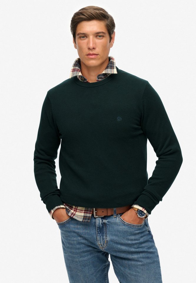 Superdry Strickpullover ESSENTIALS COTTON JUMPER von Superdry