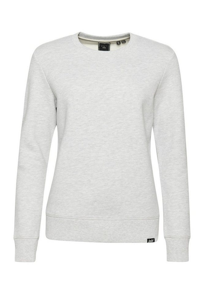 Superdry Sweater Superdry Sweater VINTAGE LOGO EMB CREW Glacier Grey Marl Hellgrau von Superdry
