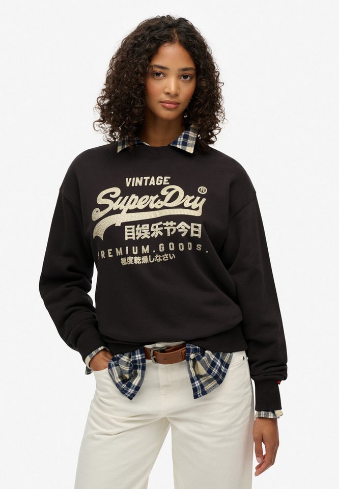 Superdry Sweatshirt EMBELLISHED VL LOOSE CREW von Superdry