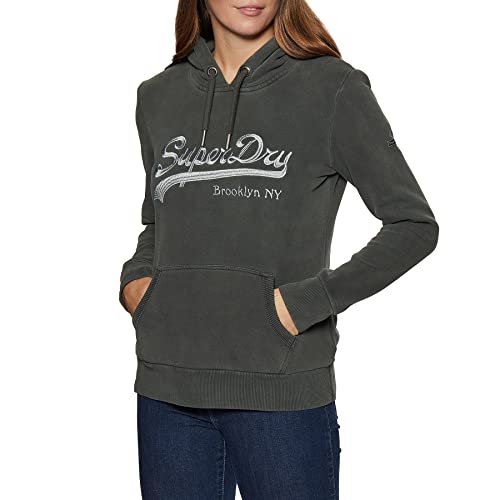 Superdry Damen Sweatshirt hellgrau/basaltgrau 38 von Superdry