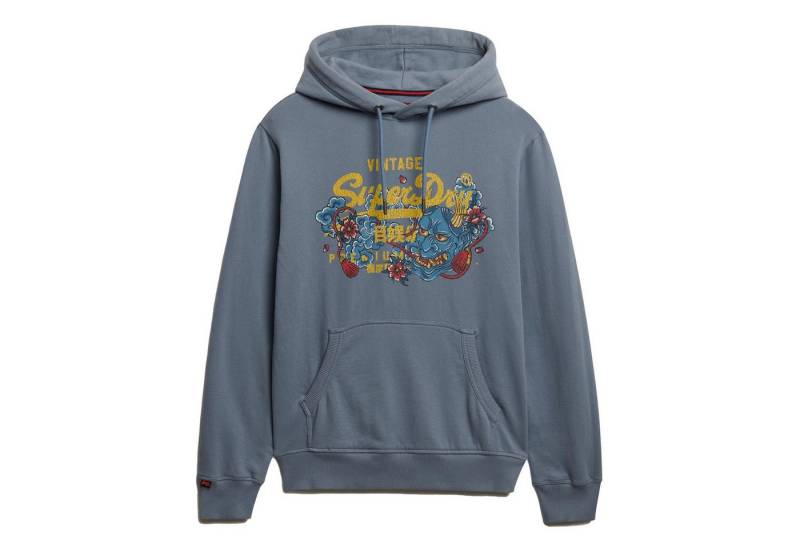 Superdry Sweatshirt Herren Sweatshirt Baumwolle VI Tokyo Relaxed Hood von Superdry