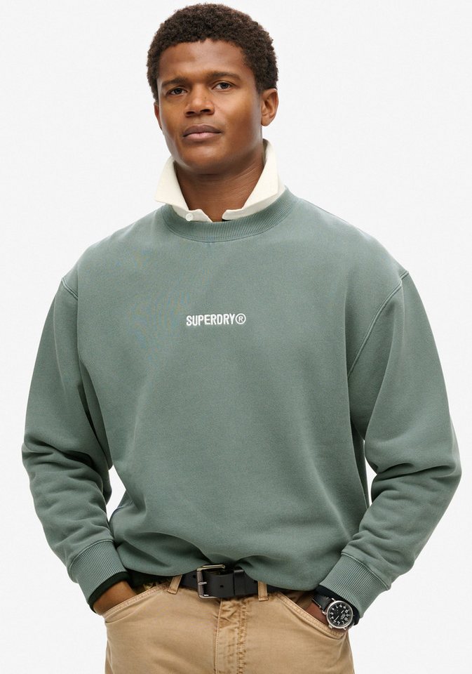 Superdry Sweatshirt MICRO LOGO GRAPHIC LOOSE CREW von Superdry