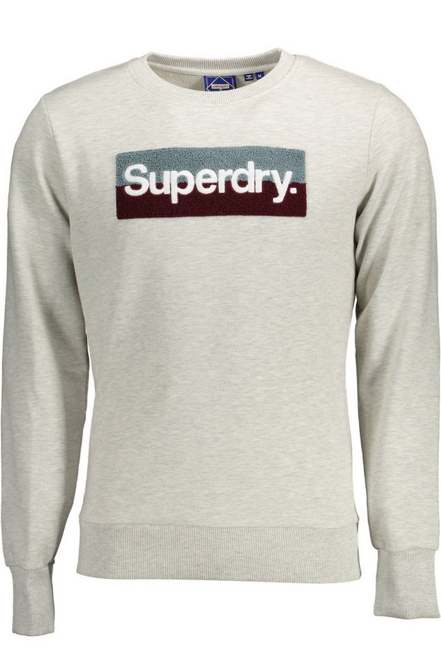 Superdry Sweatshirt Stylisches Herren-Sweatshirt in Grau mit von Superdry
