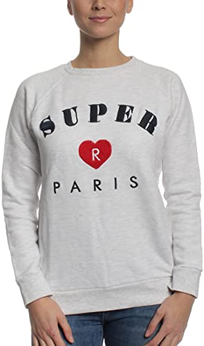 Superdry Sweatshirt Women Castaway Graphic Crew (Weiß, XL) von Superdry