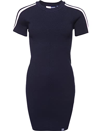 Superdry Sydney Rib Bodycon Damen Kleider Eclipse Navy M von Superdry