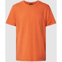 Superdry T-Shirt im unifarbenen Design in Rostrot, Größe XXXL von Superdry