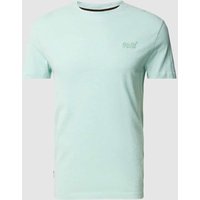 Superdry T-Shirt in Melange-Optik Modell 'Vintage Logo' in Mint Melange, Größe XXL von Superdry