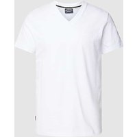 Superdry T-Shirt mit V-Ausschnitt Modell 'VINTAGE LOGO' in Weiss, Größe XXL von Superdry