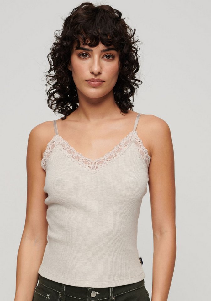 Superdry Tanktop SU-ESSENTIAL LACE TRIM CAMI von Superdry