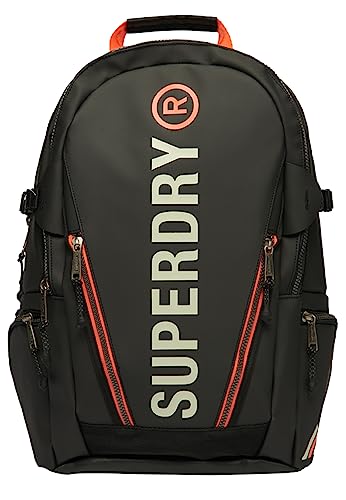 Superdry Tarp Rucksack Damen, Schwarz/Pelikan, Talla única, Casual von Superdry