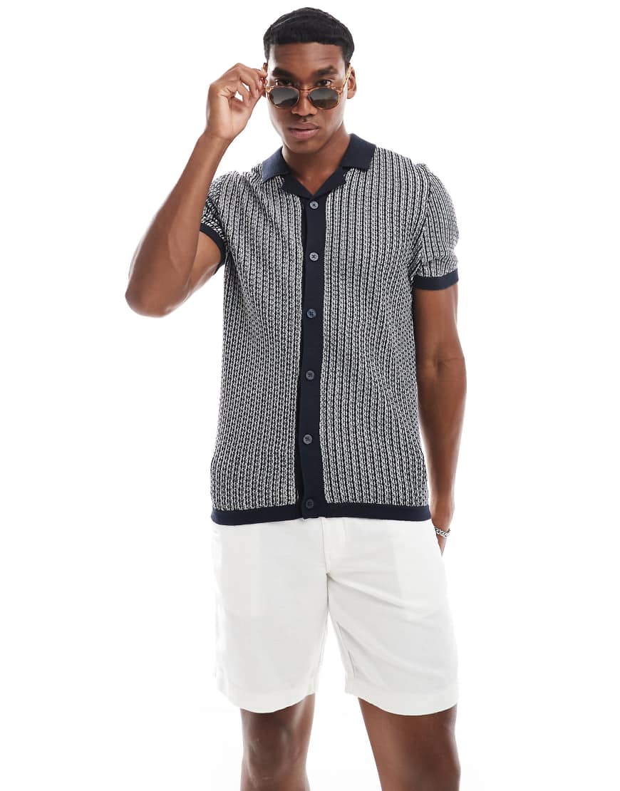 Superdry - The Merchant Store - Shorts aus Leinen in Optisch-Weiß von Superdry