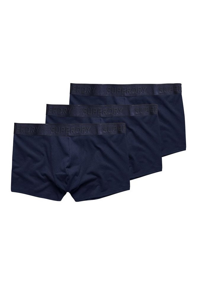 Superdry Trunk Superdry Boxershorts TRUNK MULTI TRIPLE PACK Richest Navy Dunkelblau von Superdry