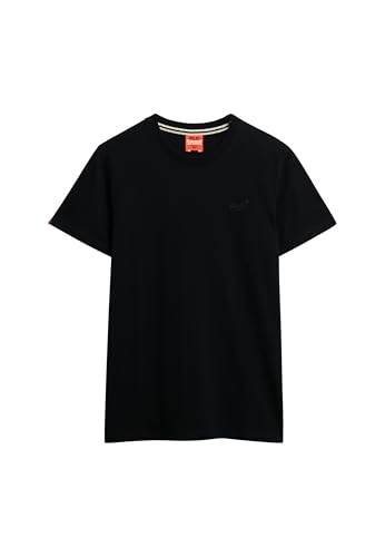 Superdry Unisex Besticktes T-Shirt Hemd, Schwarz/Schwarz, 56 Superdry Unisex Besticktes T-Shirt Hemd, Schwarz/Schwarz, 56 von Superdry
