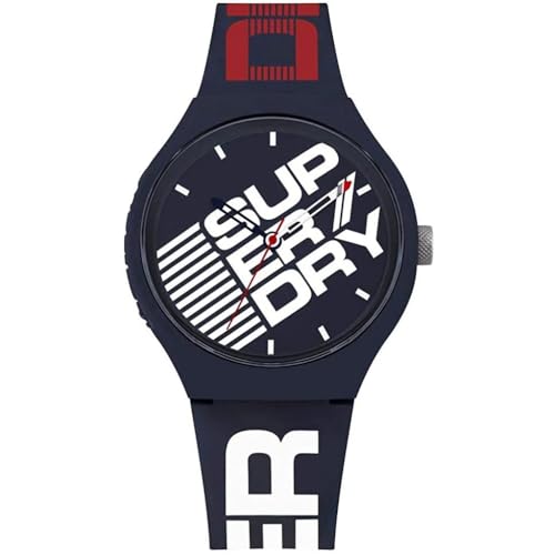Superdry Unisex-Erwachsene Analog Quarz Uhr mit Kunststoff Armband SYG226U Superdry Unisex-Erwachsene Analog Quarz Uhr mit Kunststoff Armband SYG226U von Superdry