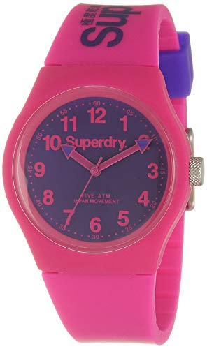 Superdry Herrenuhr Analog Quarz mit Silikonarmband – SYG164PV von Superdry