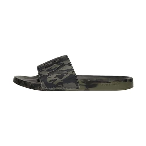 Superdry Vegan Camo Badeschuhe Herren - 43-44 von Superdry