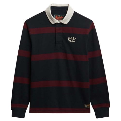 Superdry Vintage Athletic Stripe Rugby Long Sleeve T-Shirt XL von Superdry