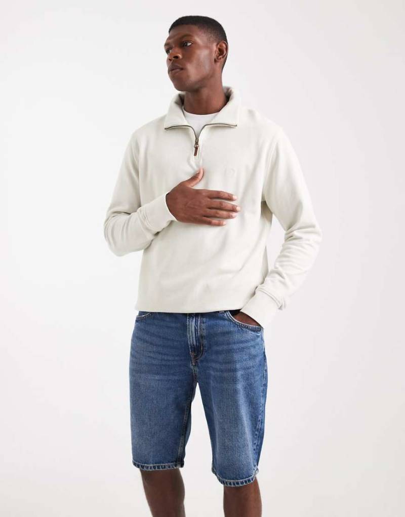 Superdry Vintage - Gerade geschnittene Shorts in gedecktem Mittelblau von Superdry