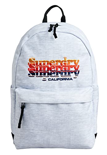 Superdry Vintage Graphic Montana Y9110172A Light Grey Marl OS Damen, Hellgrau Kalk, Talla única, Klassisch von Superdry