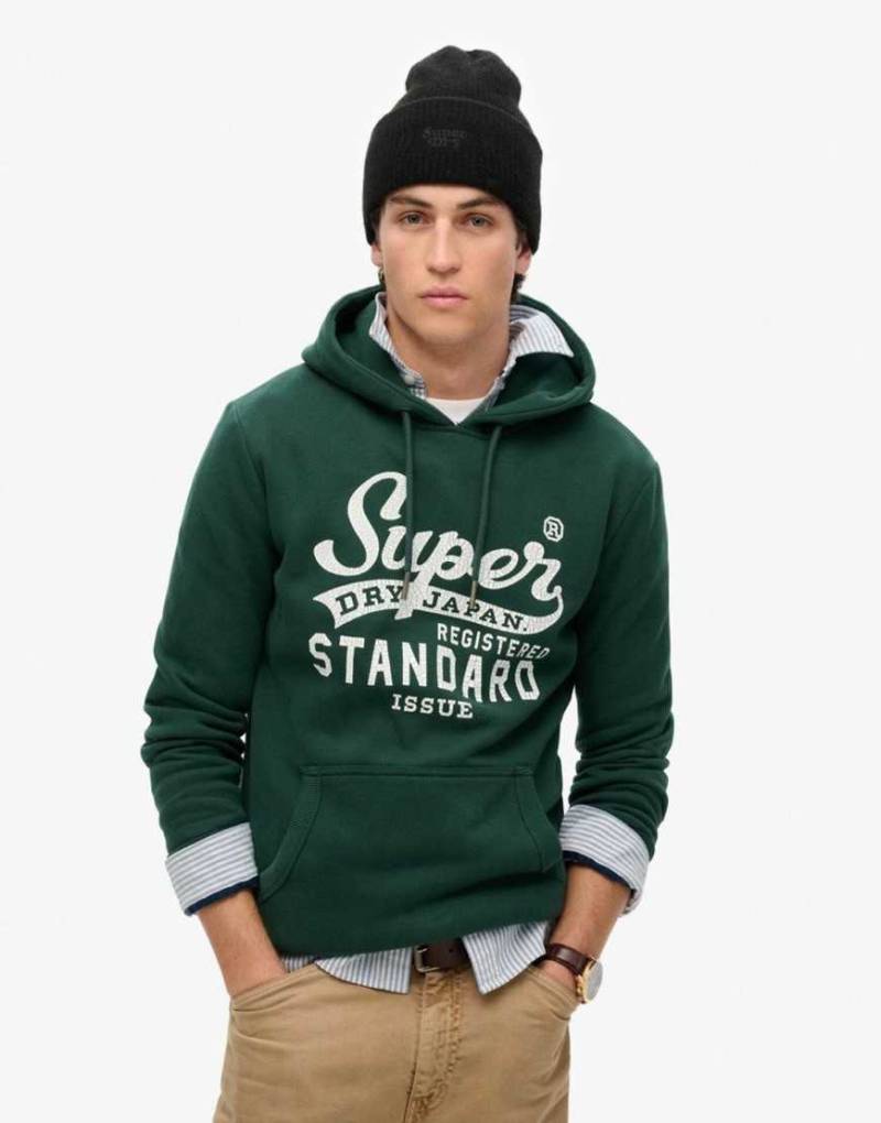 Superdry - Weiche, gerippte Strickmütze in Schwarz von Superdry